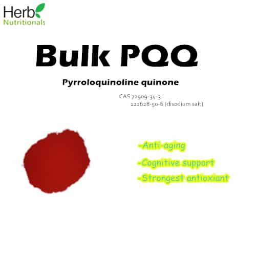 Bulk pqq supplement ingredient pyrroloquinoline quinone is on promotion from July to Sep 2015